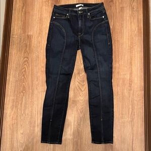 Good American Deep Indigo Skinny Jeans